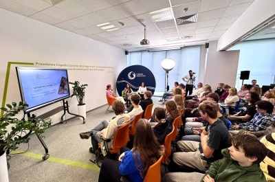 Katarzyna Siuzdak - spotkanie "Nowoczesna naukowczyni - między laboratorium, życiem i internetem"